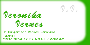 veronika vermes business card